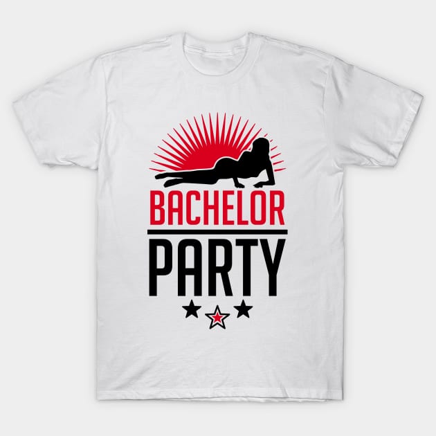 Bachelor Party T-Shirt by CheesyB